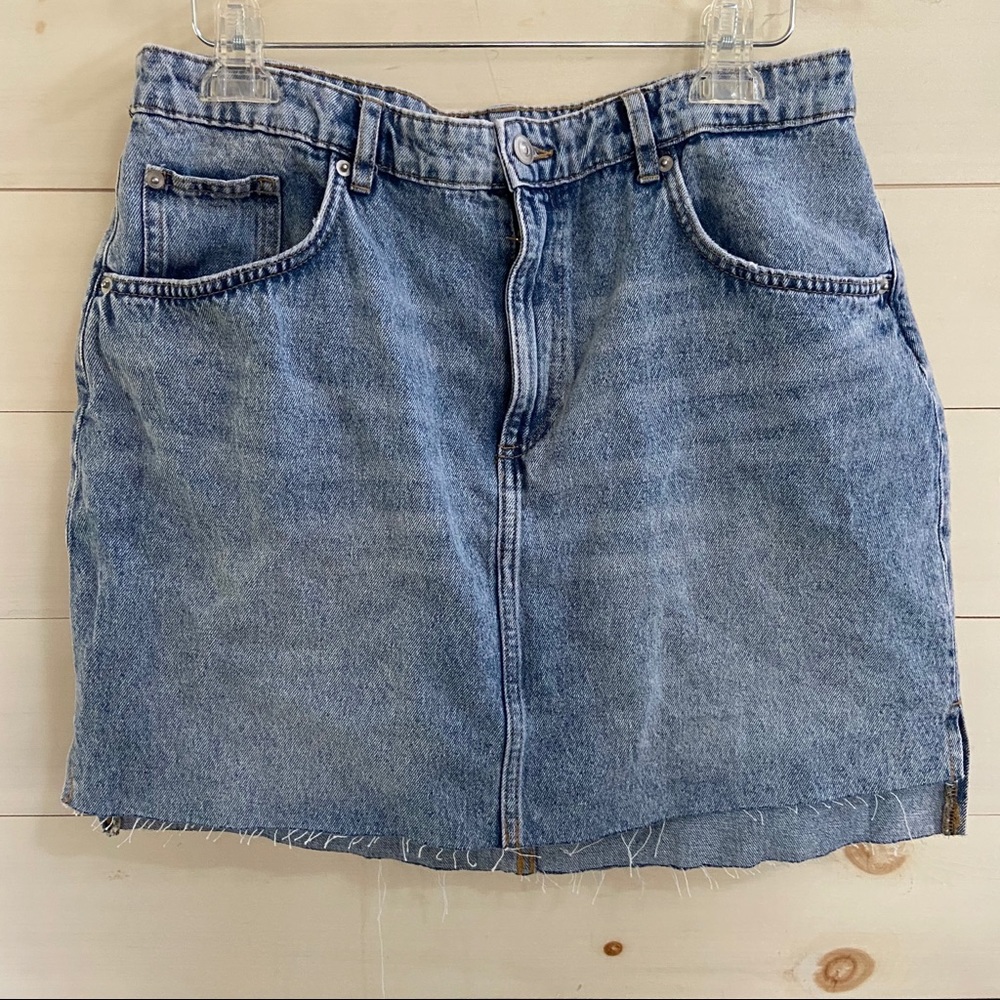 💚 h&m denim skirt